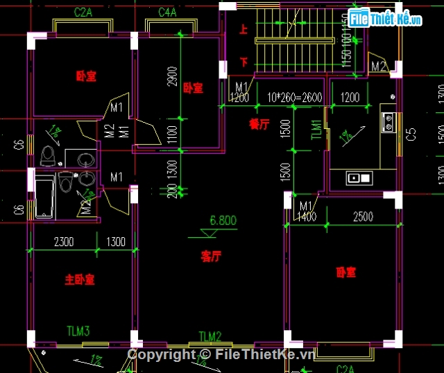 nhà 4 tầng,nhà 4 tầng đẹp,cad nhà 4 tầng